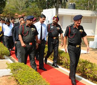 Inaugaration of POL Testing laboratory for Indian Army Walk