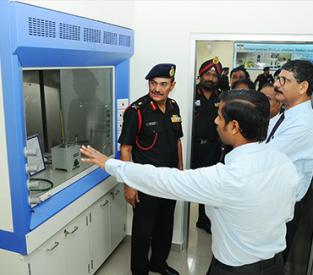 Inaugaration of POL Testing laboratory for Indian Army Showcase