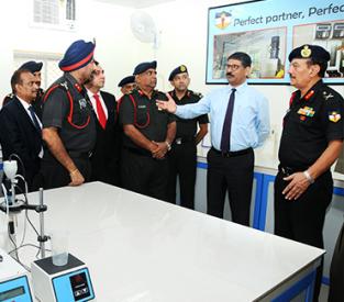 Inaugaration of POL Testing laboratory for Indian Army