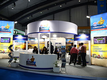 Excon 2017 HP Lubricants Stall Sideview